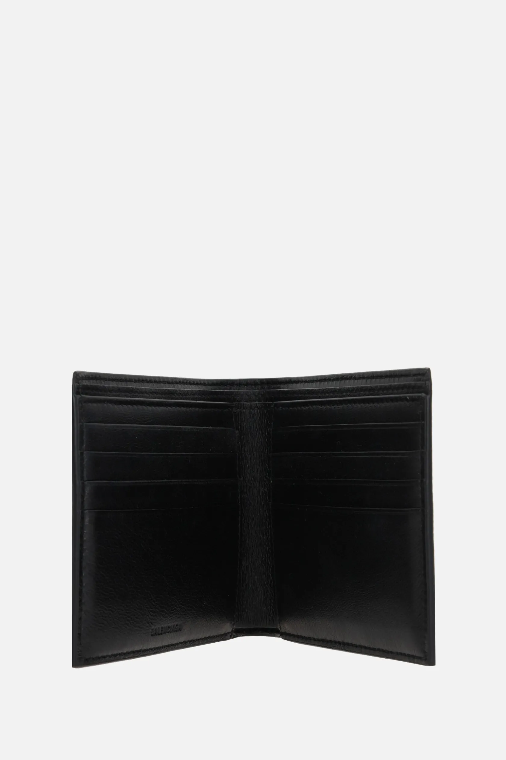 Portafogli>BALENCIAGA portafogli billfold Cash in pelle martellata Nero