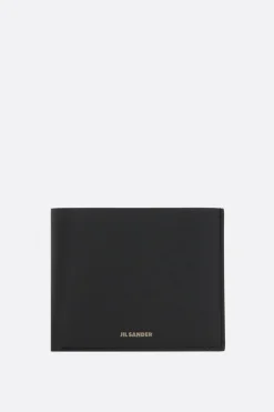 Portafogli>JIL SANDER portafogli billfold in pelle liscia Nero