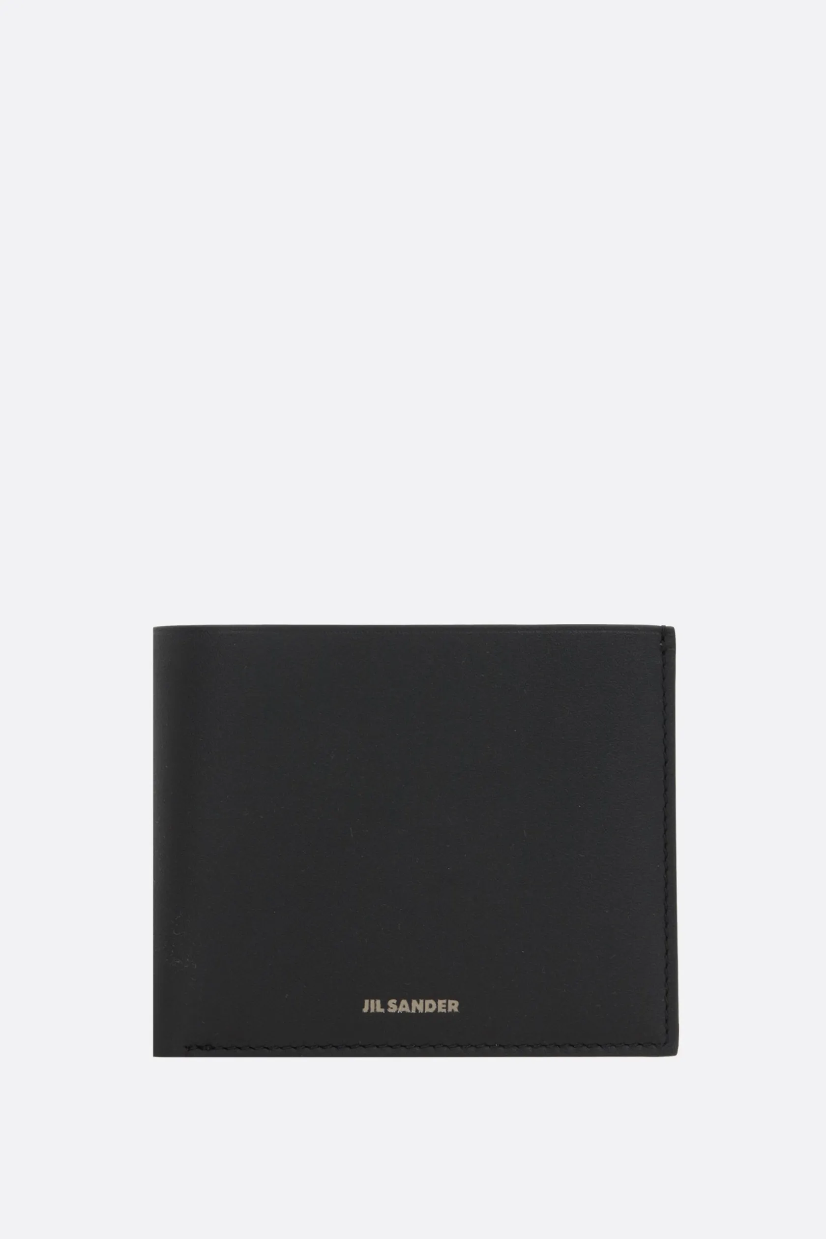Portafogli>JIL SANDER portafogli billfold in pelle liscia Nero