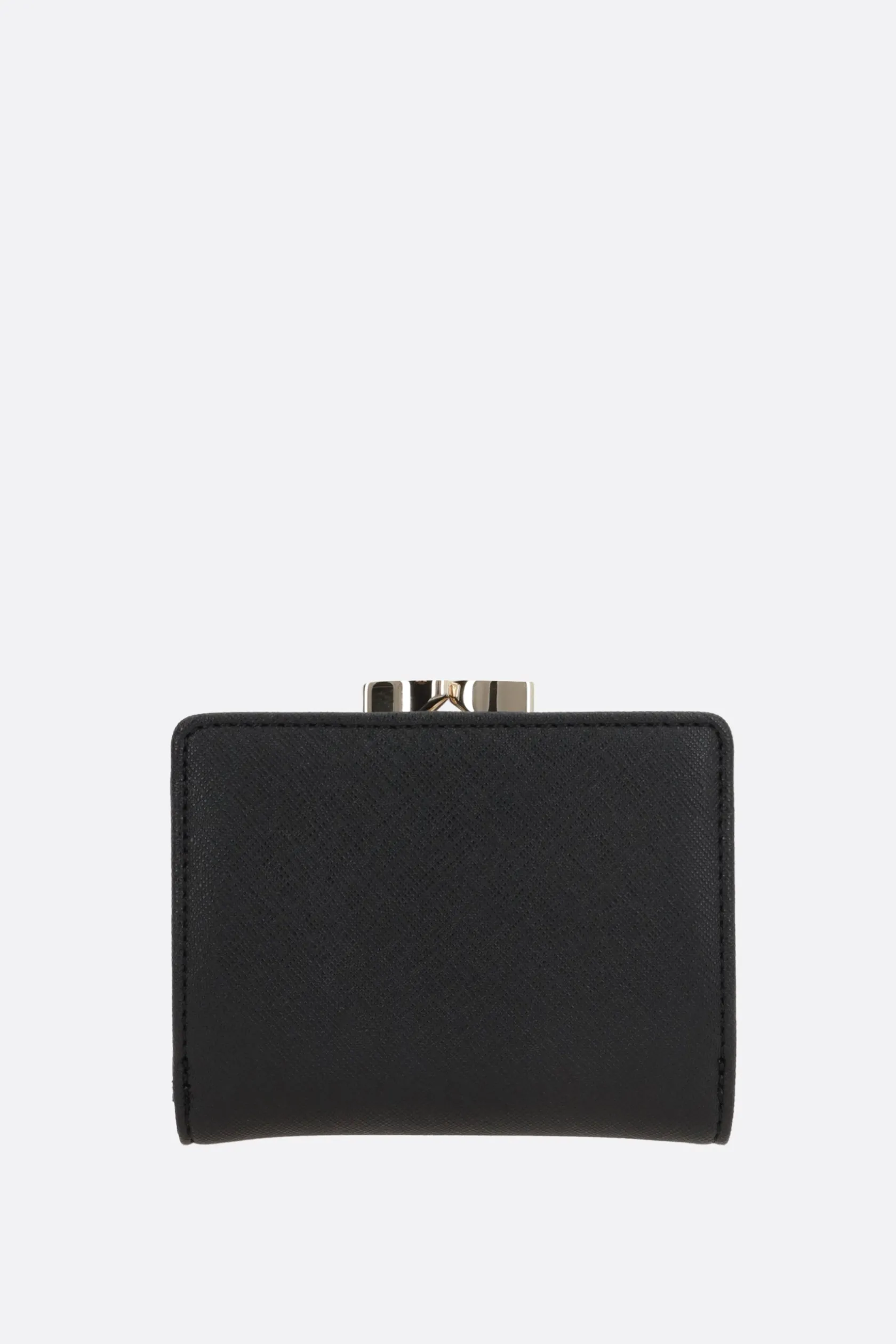 Portafogli>VIVIENNE WESTWOOD portafogli Frame small in ecopelle saffiano Nero
