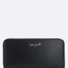 Portafogli>DISCORD YOHJI YAMAMOTO portafogli zip-around in pelle liscia Nero