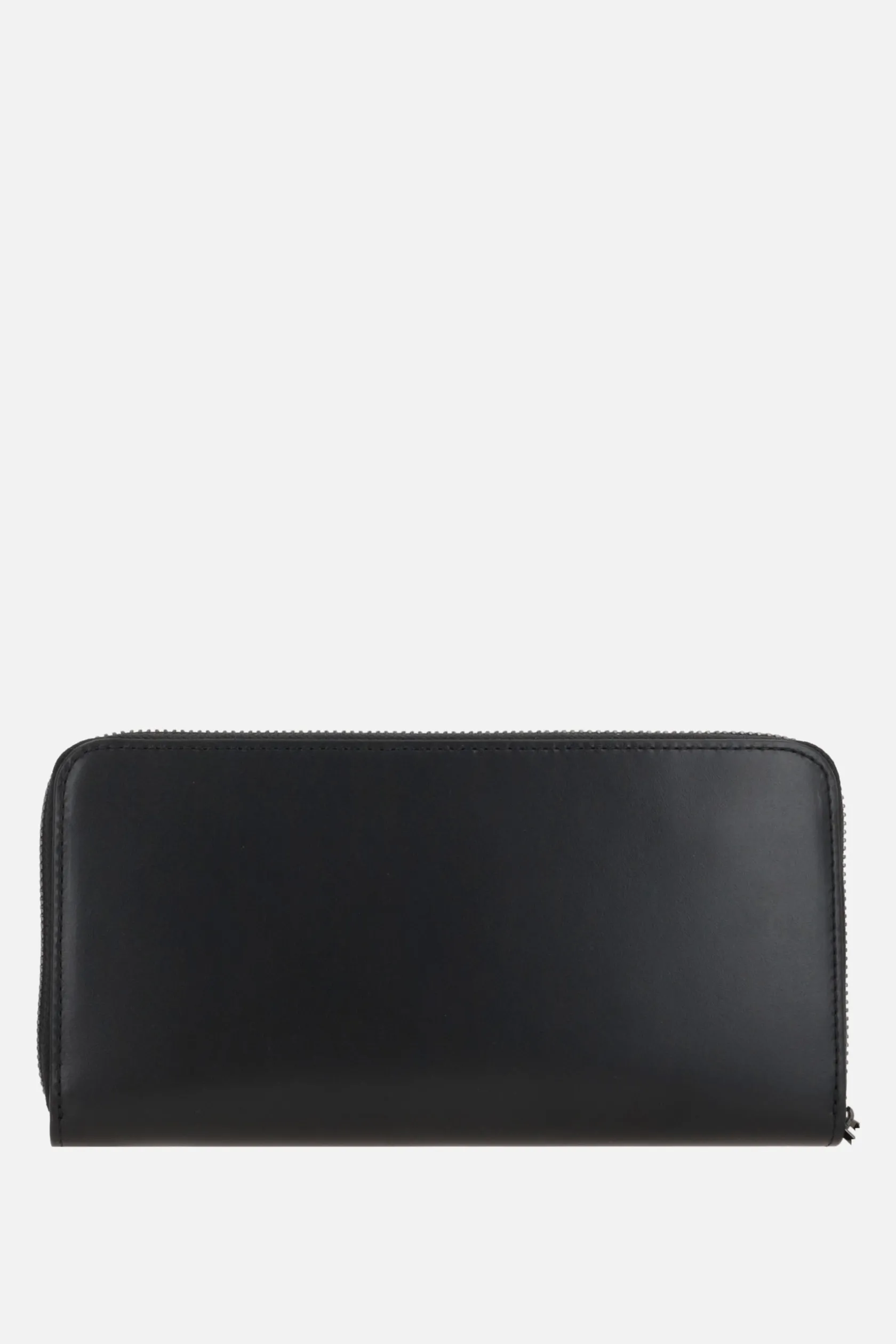 Portafogli>DISCORD YOHJI YAMAMOTO portafogli zip-around in pelle liscia Nero