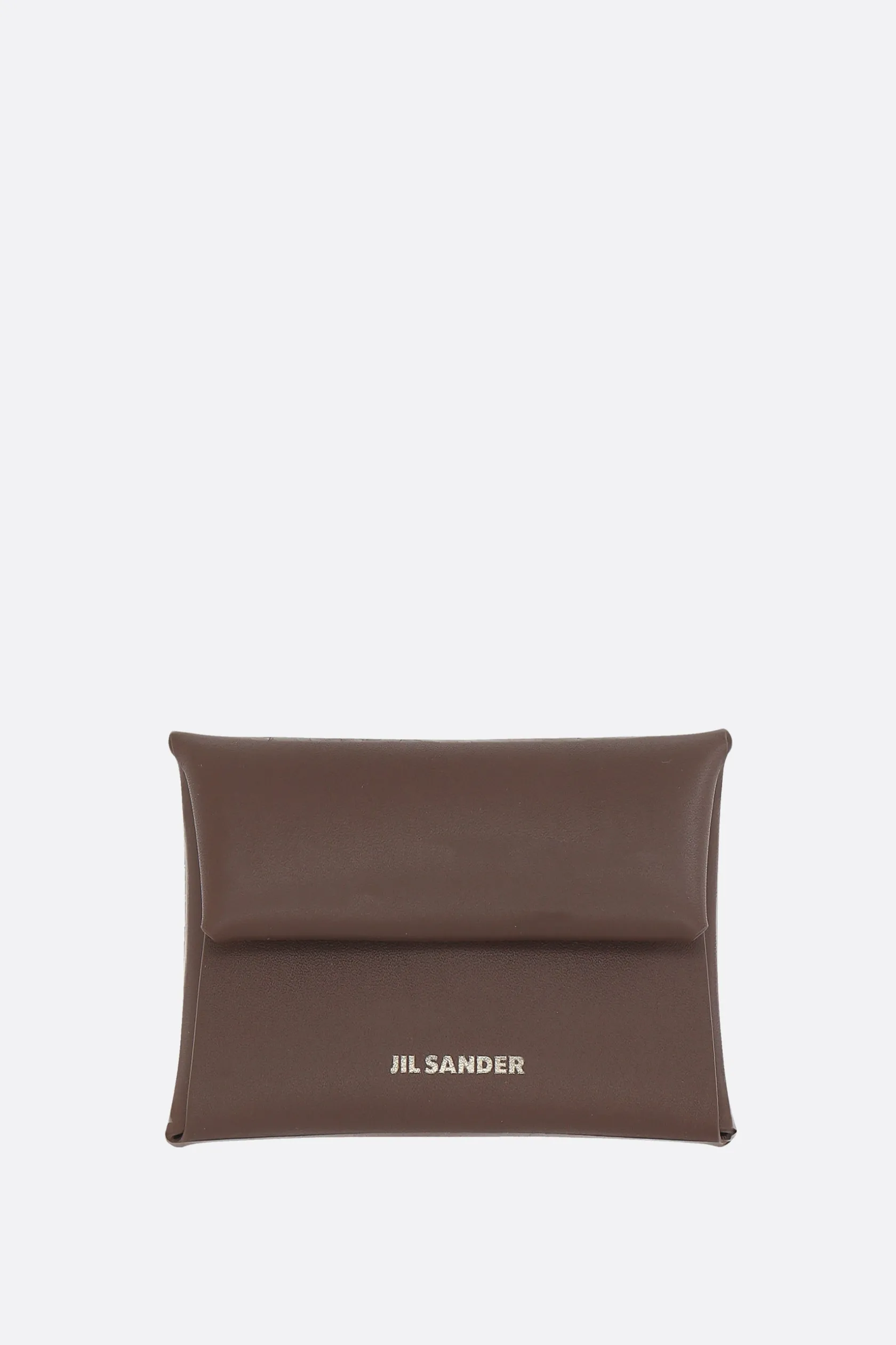 Piccola Pelletteria>JIL SANDER portamonete in pelle liscia Marrone