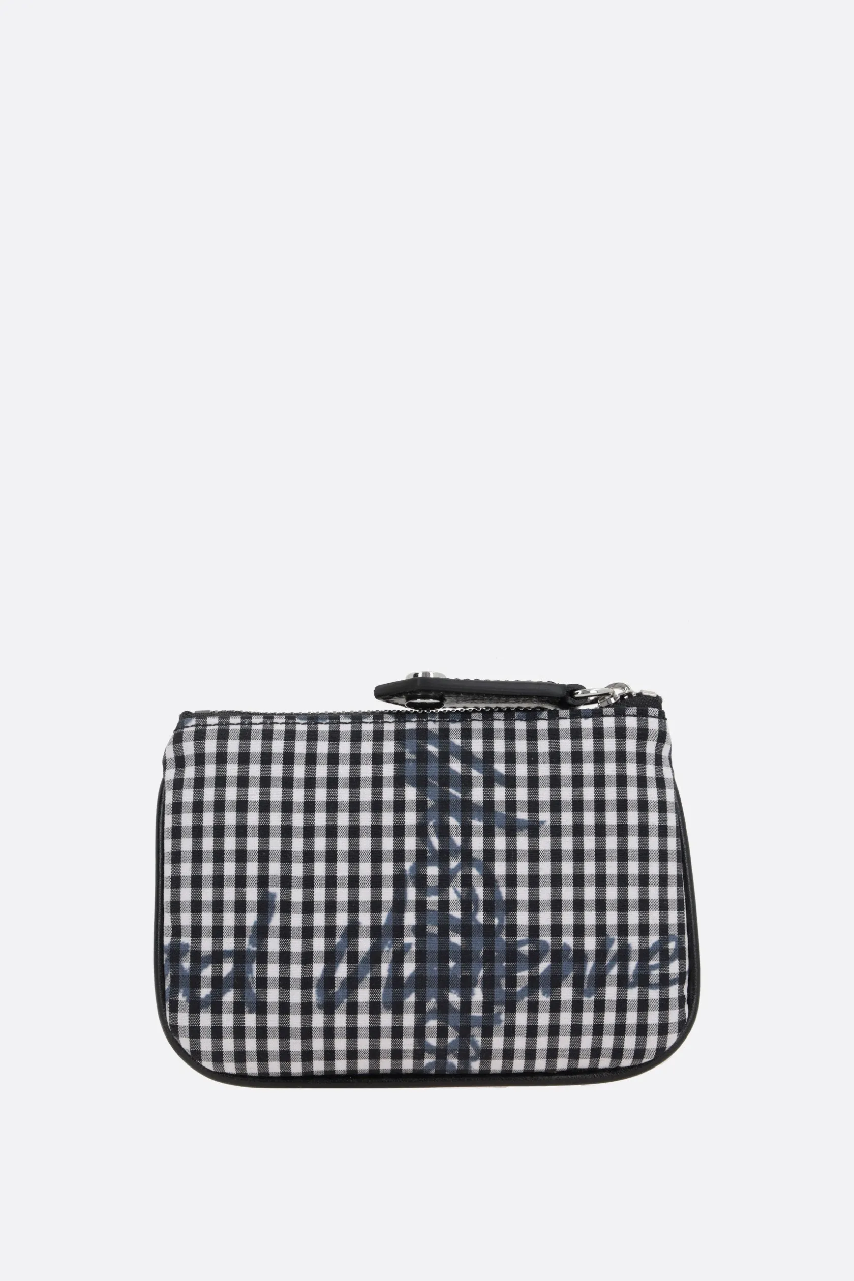 Piccola Pelletteria>VIVIENNE WESTWOOD portamonete in tessuto Gingham Nero