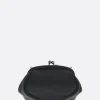 Borse A Tracolla>DISCORD YOHJI YAMAMOTO pouch Double Clasp in pelle liscia Nero