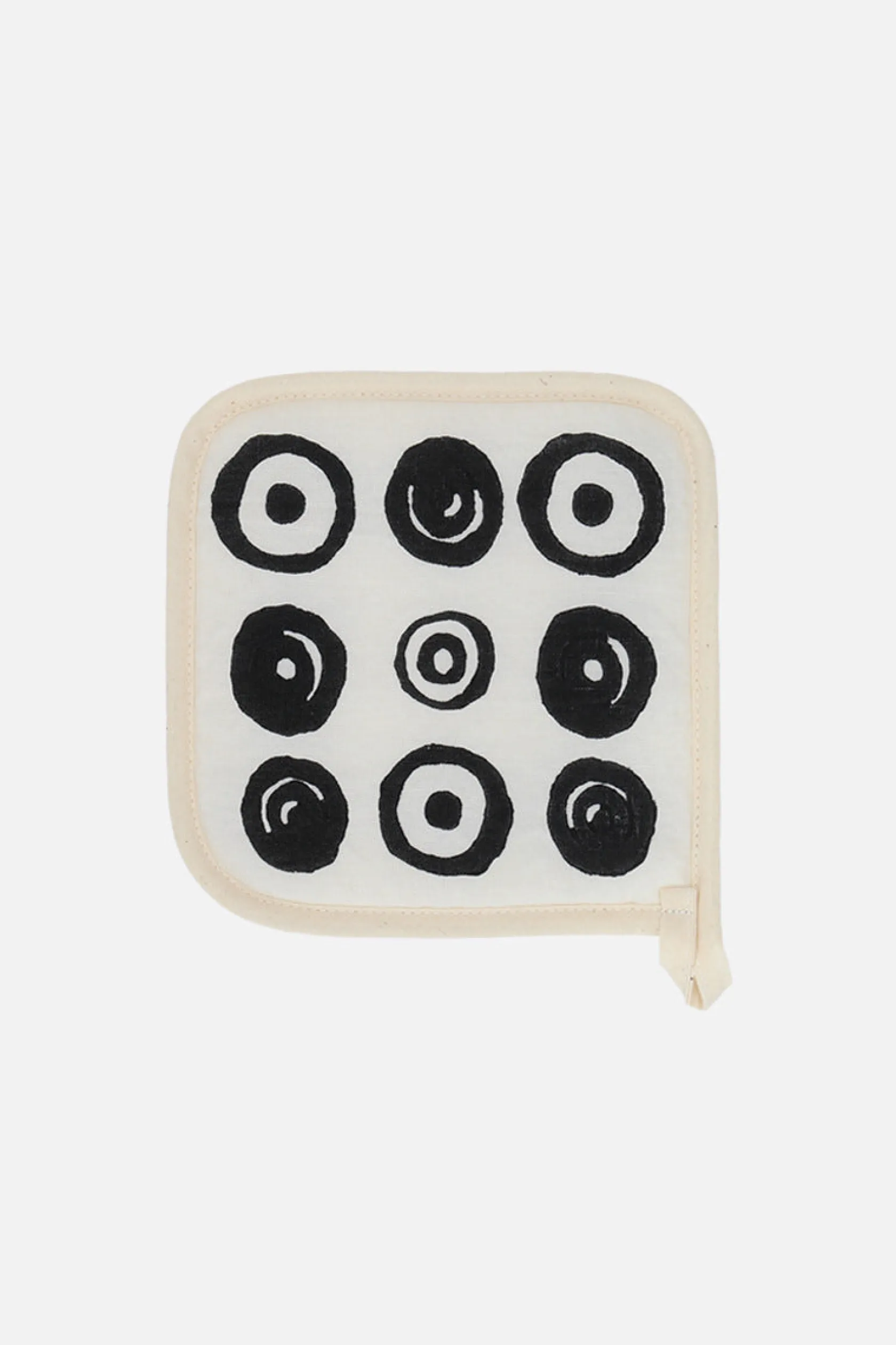 Lifestyle>10 CORSO COMO presina in lino stampa cerchi signature Bianco
