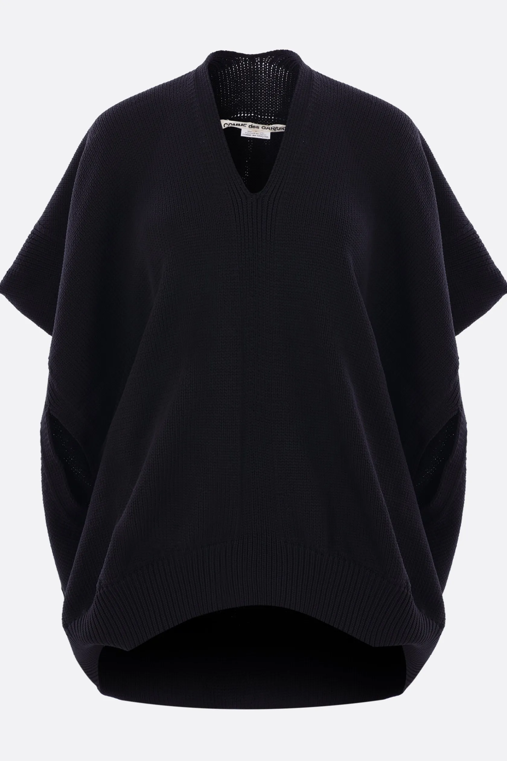 Topwear>COMME DES GARÇONS pullover balloon in maglia Nero