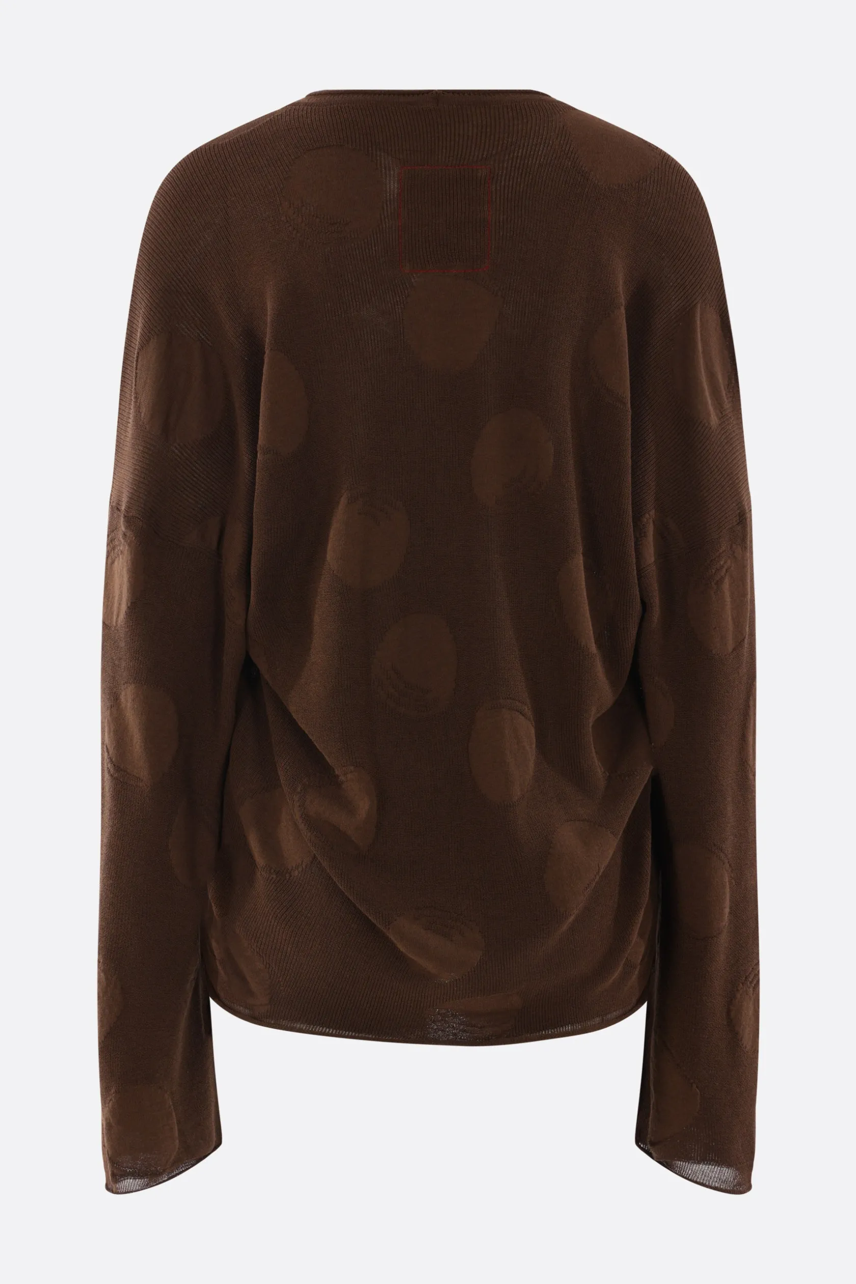 Topwear>UMA WANG pullover in cotone e seta Marrone