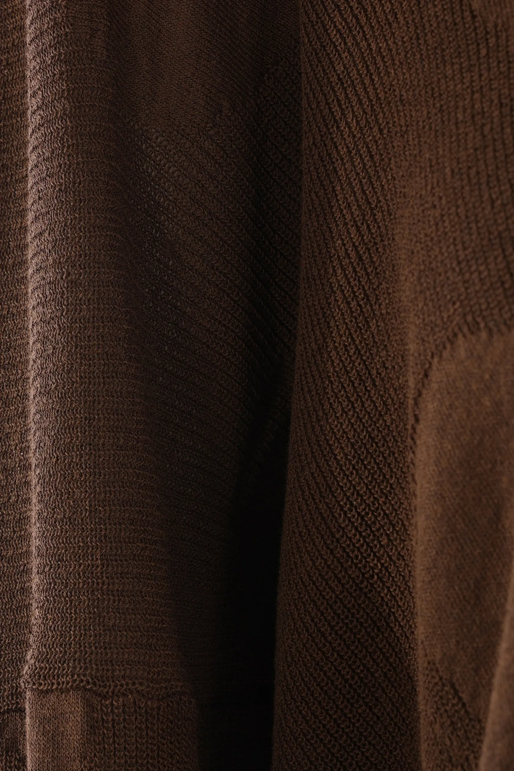 Topwear>UMA WANG pullover in cotone e seta Marrone