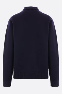 Topwear>JIL SANDER pullover in lana Blu