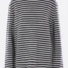 Topwear>JIL SANDER pullover in lana a righe Blu