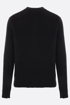 Topwear>JIL SANDER pullover in lana alpaca Nero
