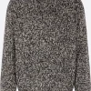 Topwear>YOHJI YAMAMOTO pullover in maglia di lino e seta Nero