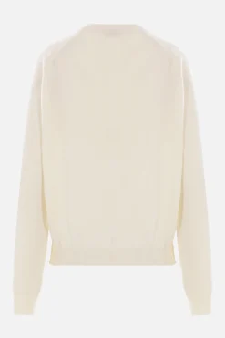 Topwear>META CAMPANIA COLLECTIVE pullover Jack in lana merino Bianco
