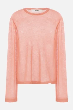 Topwear>SÉFR pullover Les in misto mohair Rosa