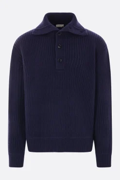 Topwear>DRIES VAN NOTEN pullover Mudra in lana Blu