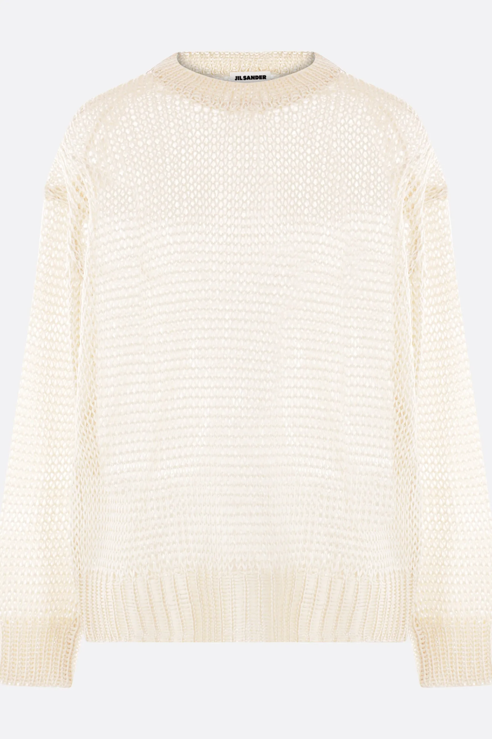 Topwear>JIL SANDER pullover oversize in seta Neutro