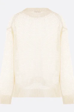 Topwear>JIL SANDER pullover oversize in seta Neutro