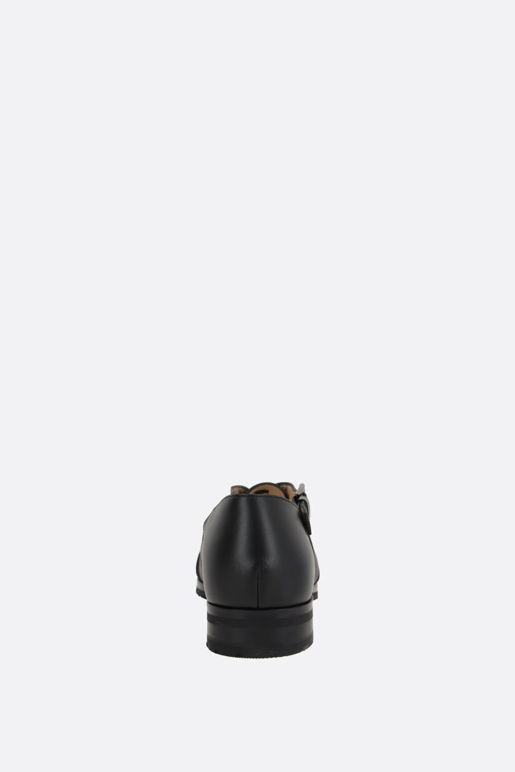 Sandali Flat>PARABOOT sandalo flat Ferret in pelle liscia Nero
