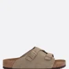 Sandali Flat>BIRKENSTOCK sandalo flat Zürich BS in suede (Narrow Fit) Neutro