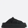 Sandali>UGG sandalo flatform GoldenGlow in pelle sintetica Nero