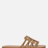 Sandali>LOEWE sandalo slide Anagram Petal in pelle liscia Marrone