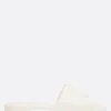 Sandali>MONCLER sandalo slide Mon in gomma Bianco