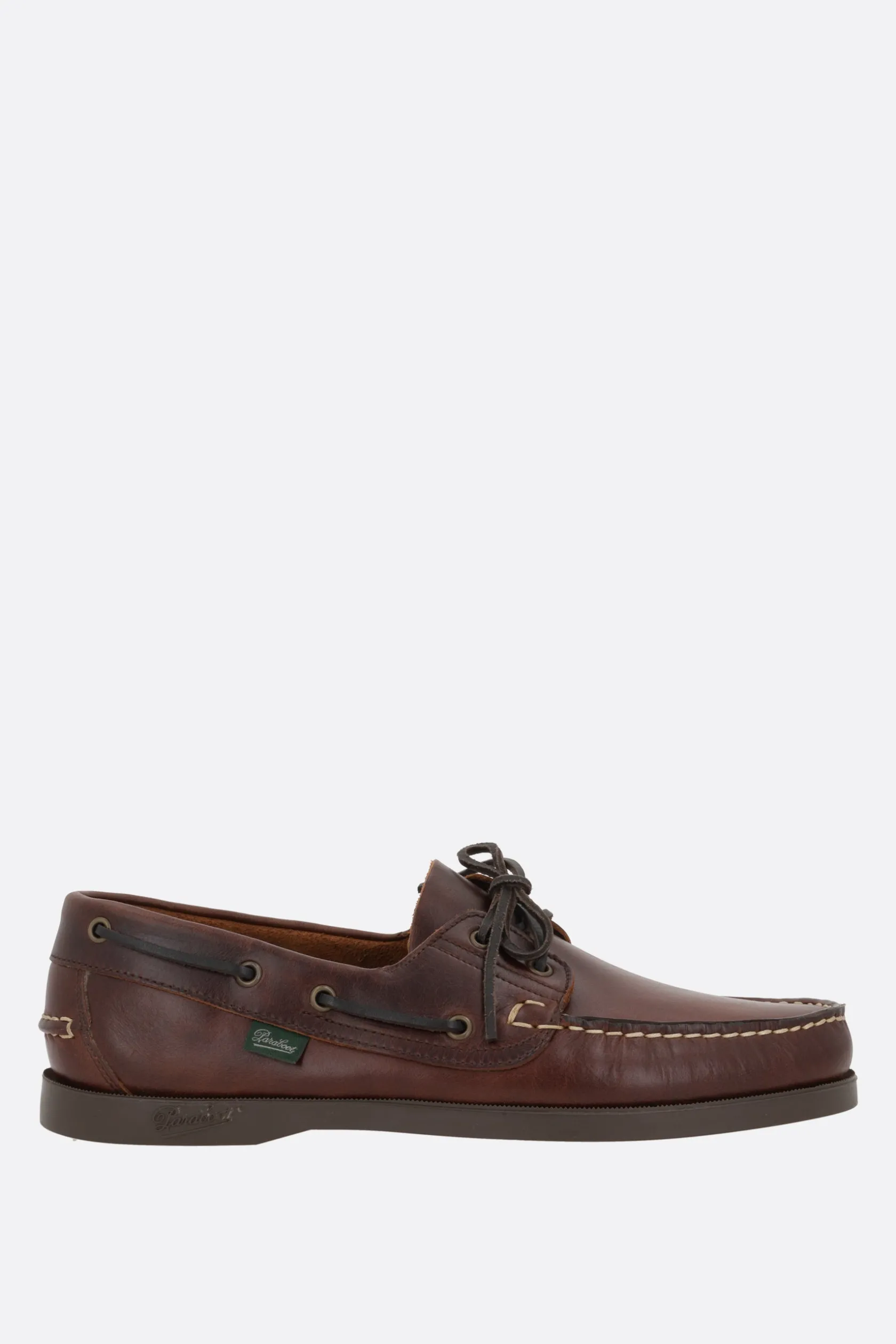 Scarpe Stringate>PARABOOT scarpa da barca Barth in pelle liscia Marrone