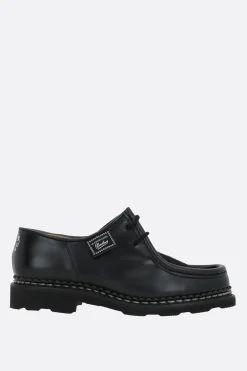 Scarpe Stringate>PARABOOT X 10 CORSO COMO scarpa derby Michael/Griff in pelle liscia e cavallino Nero