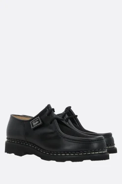 Scarpe Basse>PARABOOT X 10 CORSO COMO scarpa derby Michael/Griff in pelle liscia e cavallino Nero