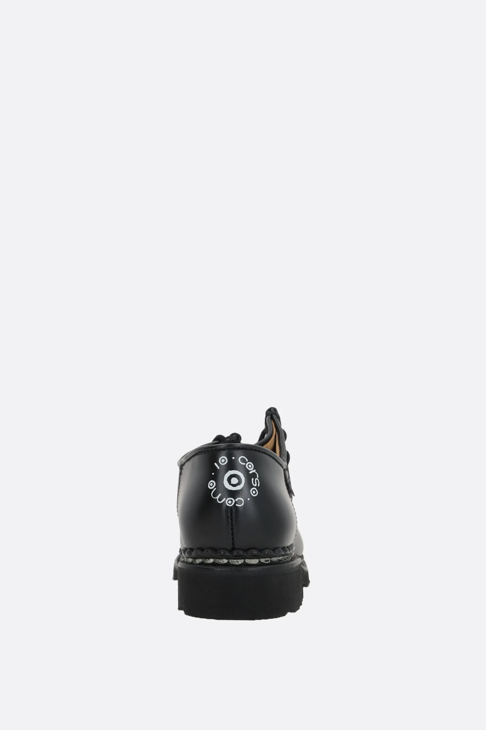 Scarpe Stringate>PARABOOT X 10 CORSO COMO scarpa derby Michael/Griff in pelle liscia e cavallino Nero