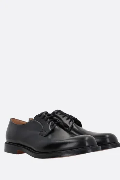 Scarpe Stringate>CHURCH'S scarpa derby Shannon in pelle spazzolata Nero