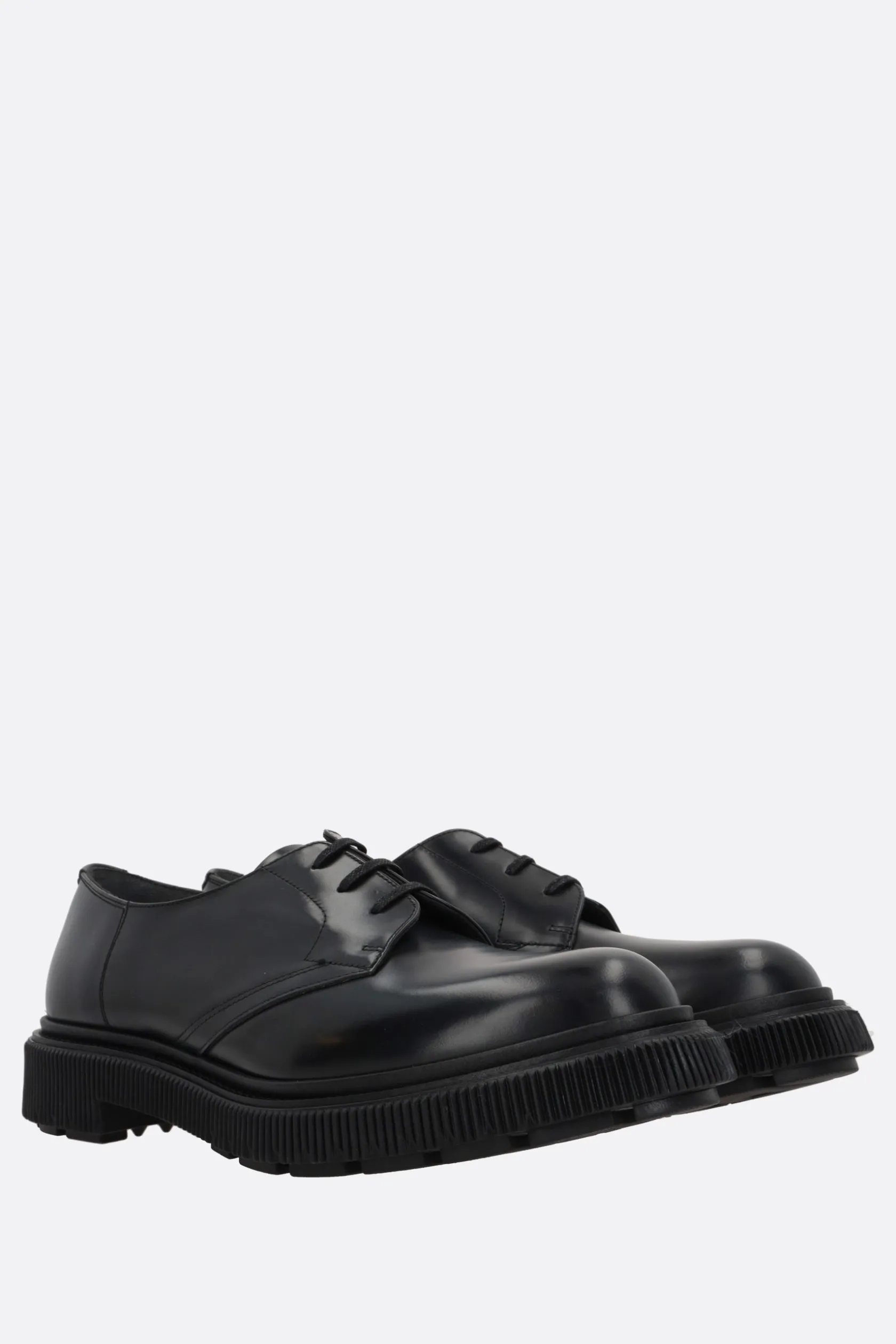 Scarpe Stringate>ADIEU PARIS scarpa derby Type 132 in pelle spazzolata Nero