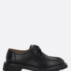 Scarpe Basse>LEGRES scarpa stringata in pelle liscia Nero