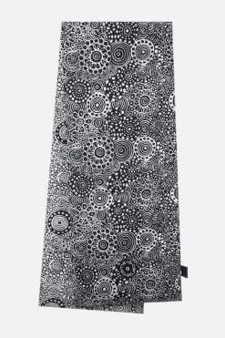 Accessori Da Indossare>10 CORSO COMO sciarpa imbottita in nylon stampa grafica Nero