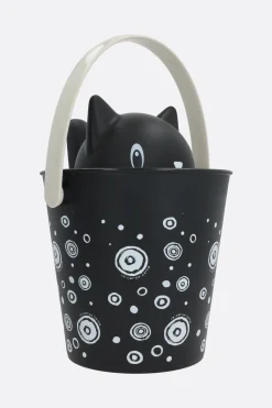 Lifestyle>UNITED PETS X 10 CORSO COMO secchiello porta crocchette per gatto Crick in plastica riciclata Nero