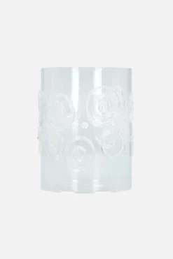 Lifestyle>10 CORSO COMO set 6 bicchieri in vetro decorato Bianco
