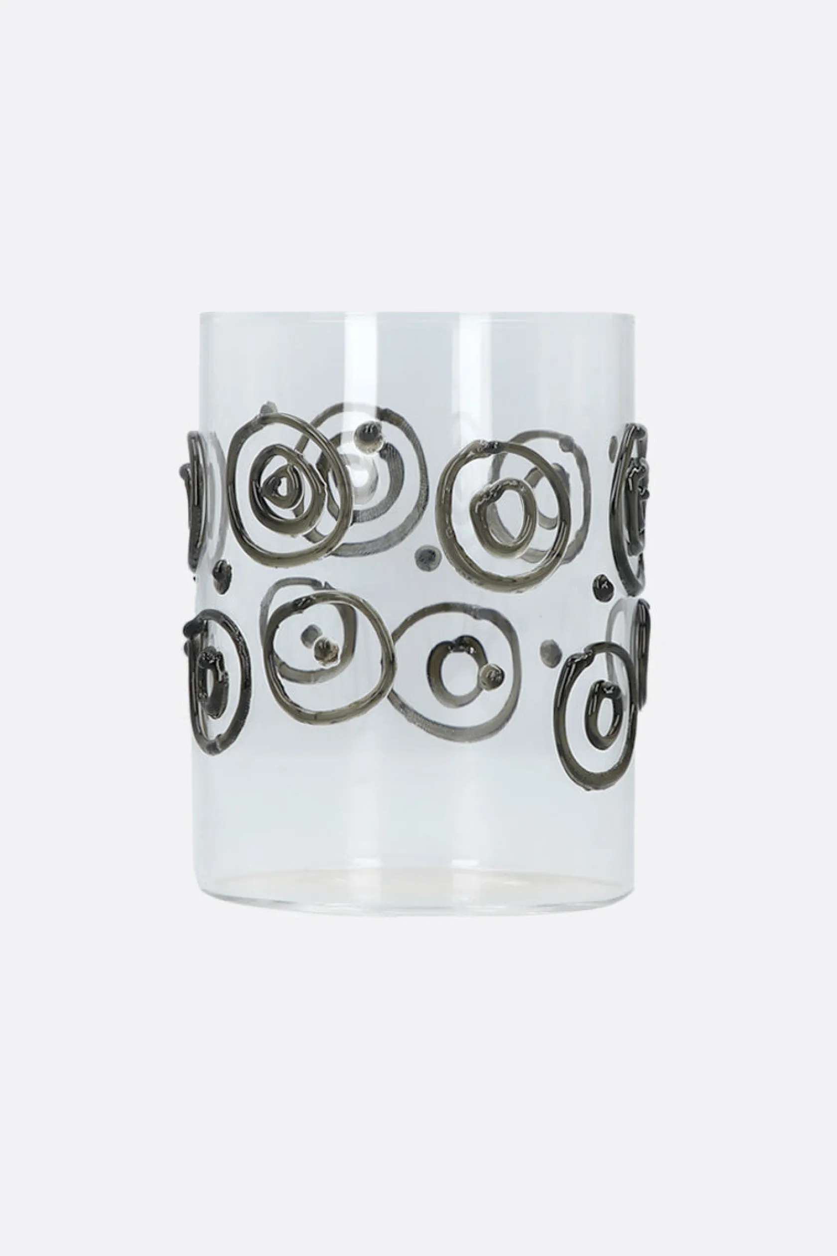 Lifestyle>10 CORSO COMO set 6 bicchieri in vetro decorato Nero