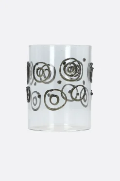Lifestyle>10 CORSO COMO set 6 bicchieri in vetro decorato Nero