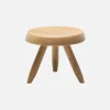 Lifestyle>CASSINA sgabello Tabouret Berger in massello di rovere Marrone