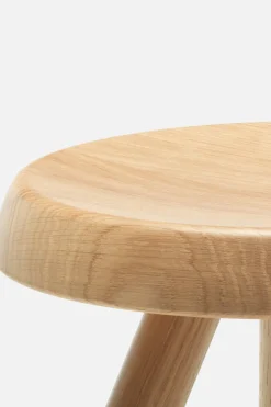 Lifestyle>CASSINA sgabello Tabouret Berger in massello di rovere Marrone