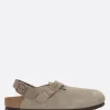 Mocassini E Slippers>BIRKENSTOCK slingback flat Tokio II in suede (Narrow Fit) Neutro