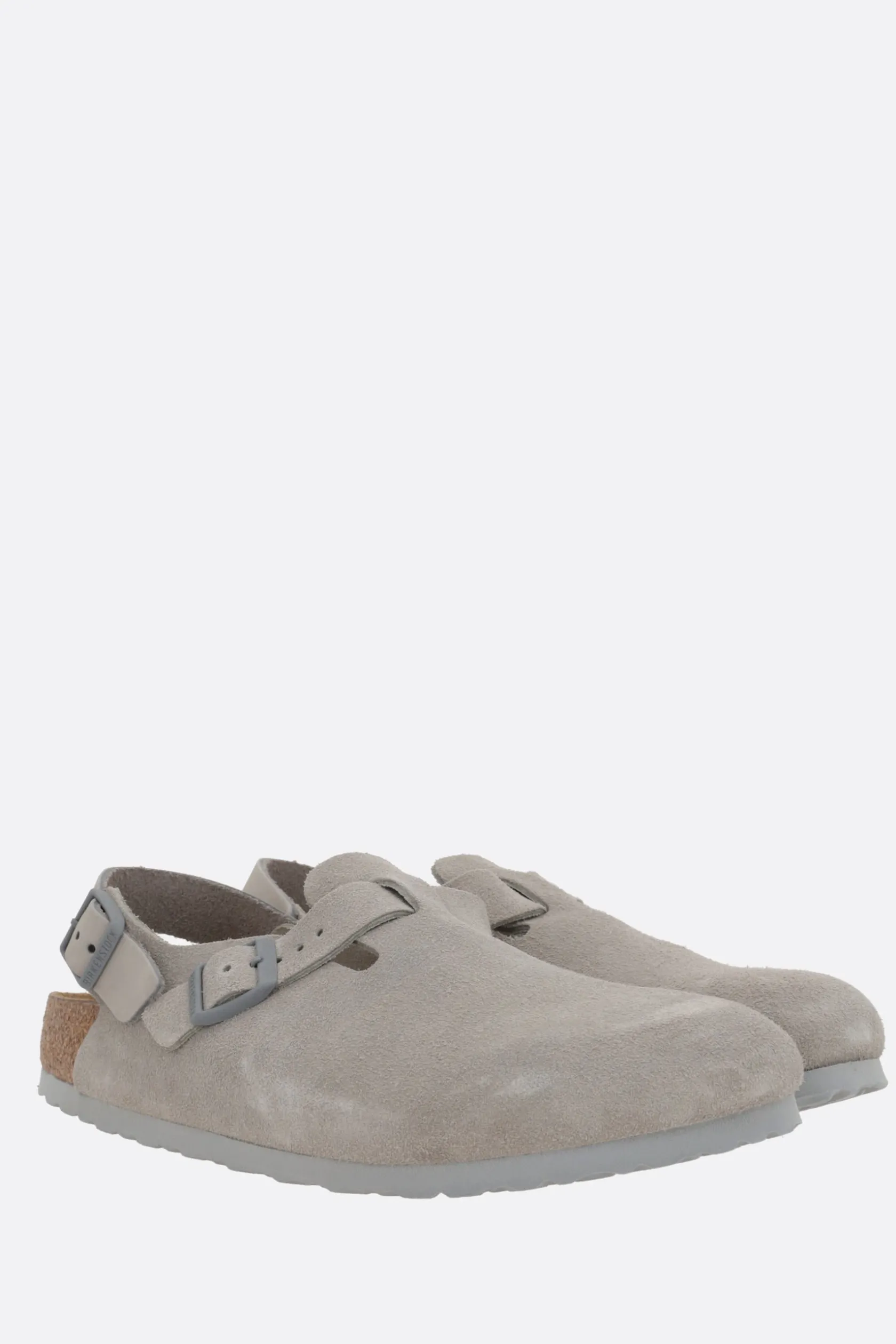 Sandali>BIRKENSTOCK slingback flat Tokio II in suede (Narrow Fit) Grigio