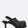 Décolletés E Slingbacks>MELITTA BAUMEISTER slingback in nappa con doppio tacco Nero