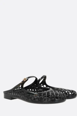 Décolletés E Slingbacks>TORY BURCH slingback mary-jane Jelly Mellow in gomma Nero