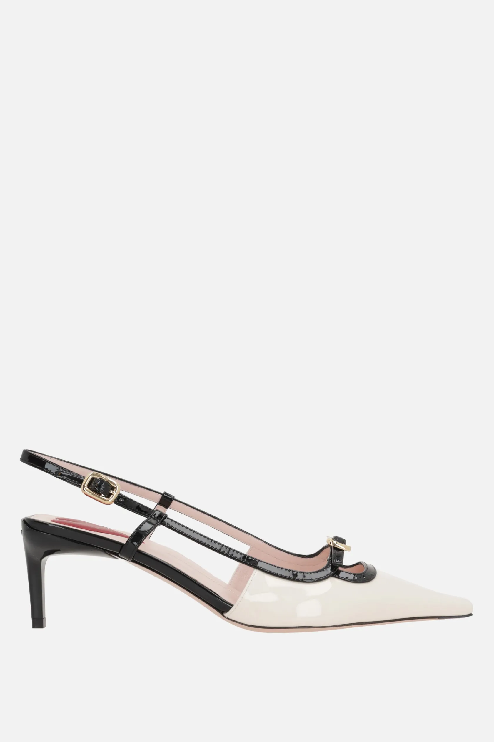 Décolletés E Slingbacks>ROGER VIVIER slingback Viv' Canard in vernice Multicolor