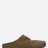 Scarpe Basse>UMA WANG slipper ballet in pelle liscia Verde