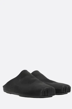 Scarpe Basse>UMA WANG slipper ballet in pelle liscia Nero
