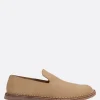 Scarpe Basse>GUIDI slipper in pelle liscia Neutro