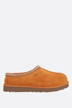 Mocassini E Slippers>UGG slipper Tasman Shaggy in suede Arancione